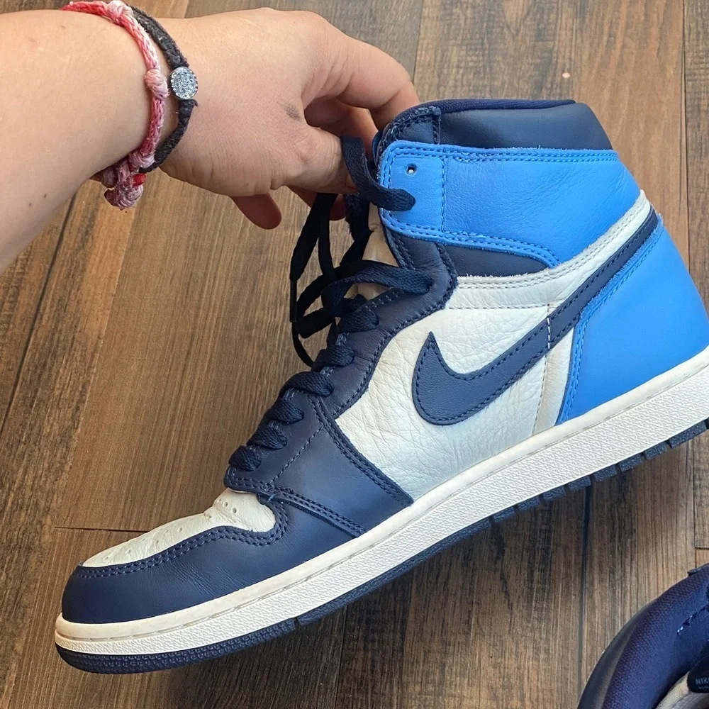 2019 Air Jordan Retro High  OG obsidian  Tops in Blue and Black